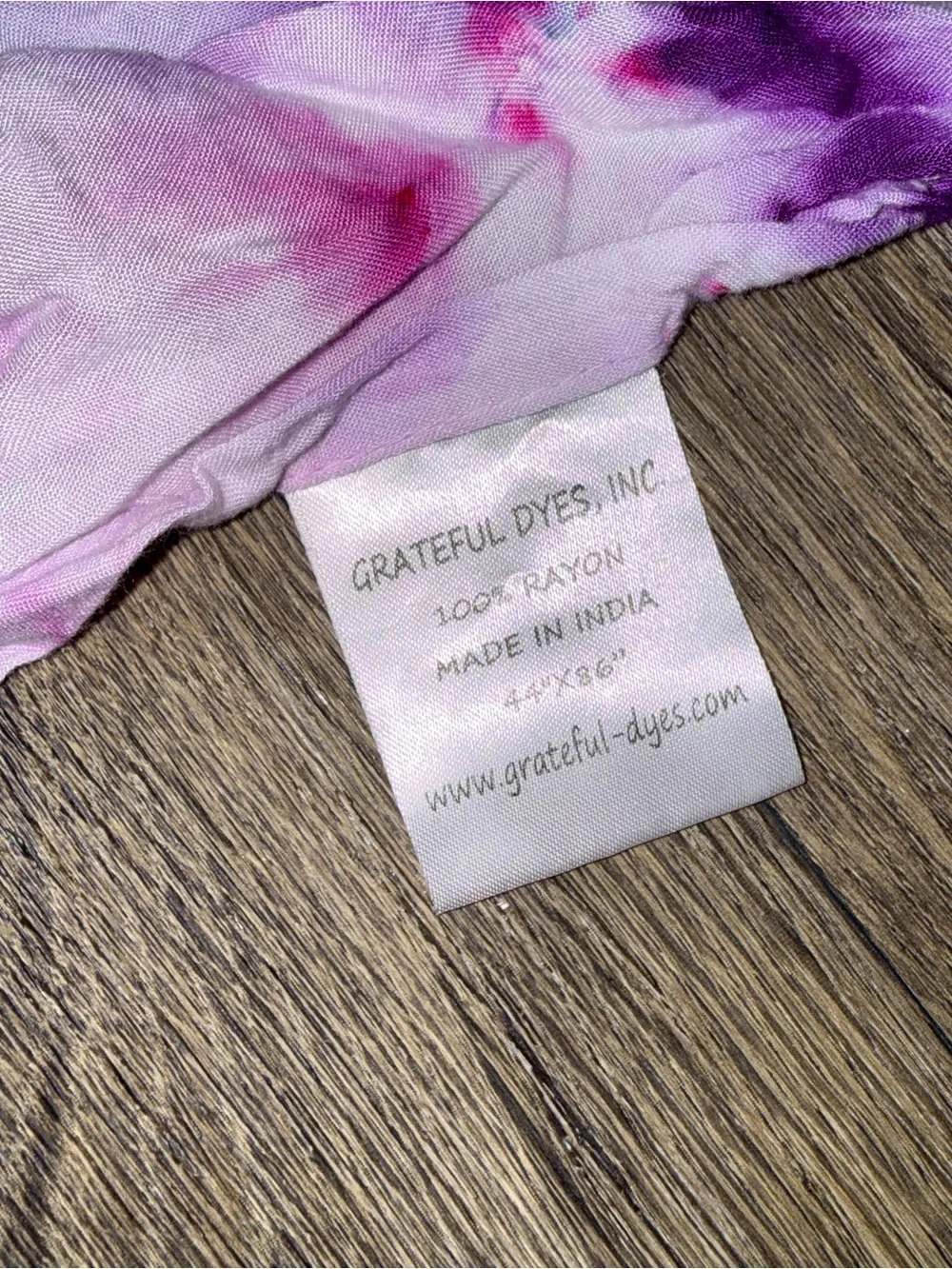 Handmade Excision Tie Dyed Tapestry